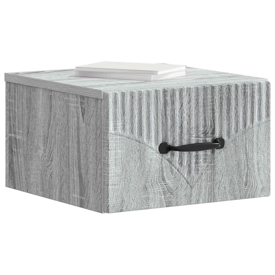 Cabinet de chevet mural 2 pcs Sonoma gris 34,5 x 33 x 20 cm - 3