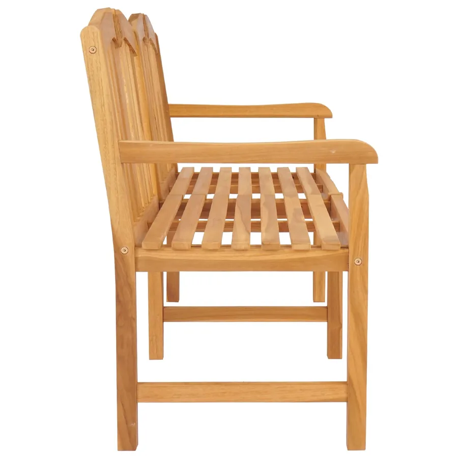 Banc en Bois Sculpté en Rose 150 x 60,5 x 95 cm Naturel - 4