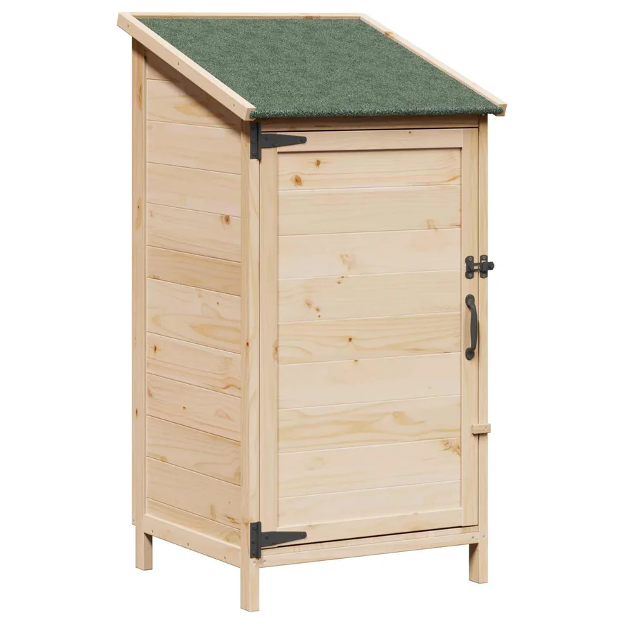 Abri de jardin Naturel 59 x 56 x 113,5 cm Bois de Sapin Massif - 2