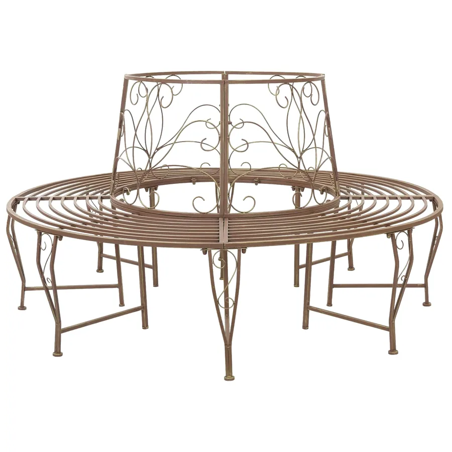 Banc d'Arbre 8-Nombre de places Ø 160 x 89 cm Acier