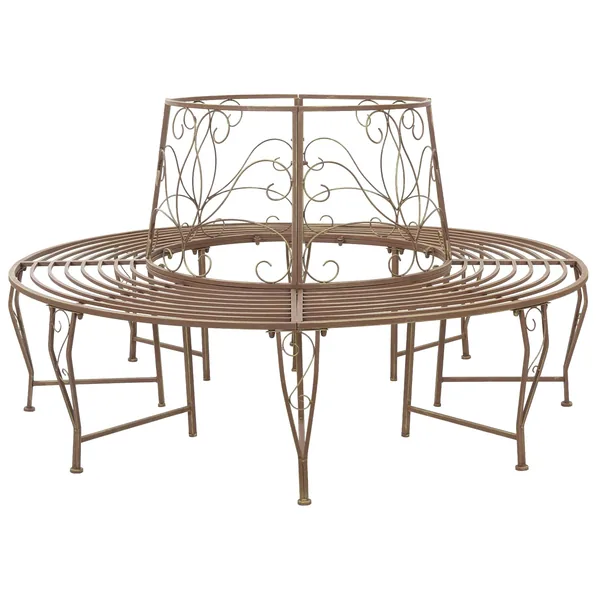 Banc d'Arbre 8-Nombre de places Ø 160 x 89 cm Acier