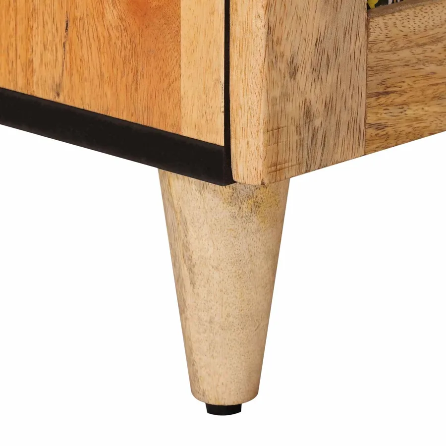 Cabinet de chevet avec tiroir Naturel 40 x 33,5 x 46 cm - 8