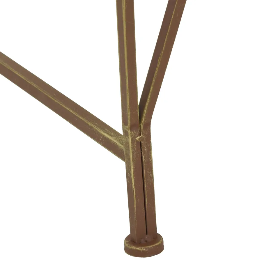 Banc d'Arbre 4-Nombre de places 160 x 80 x 44 cm Acier - 3