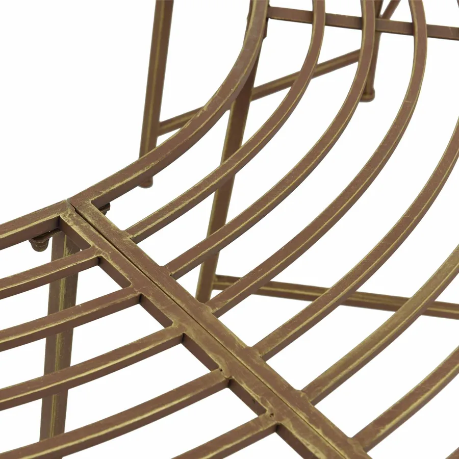 Banc d'Arbre 4-Nombre de places 160 x 80 x 44 cm Acier - 4
