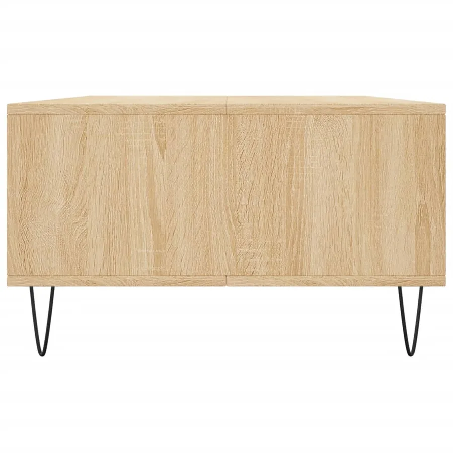 Table basse chêne sonoma 104x60x35 cm bois d'ingénierie - 7