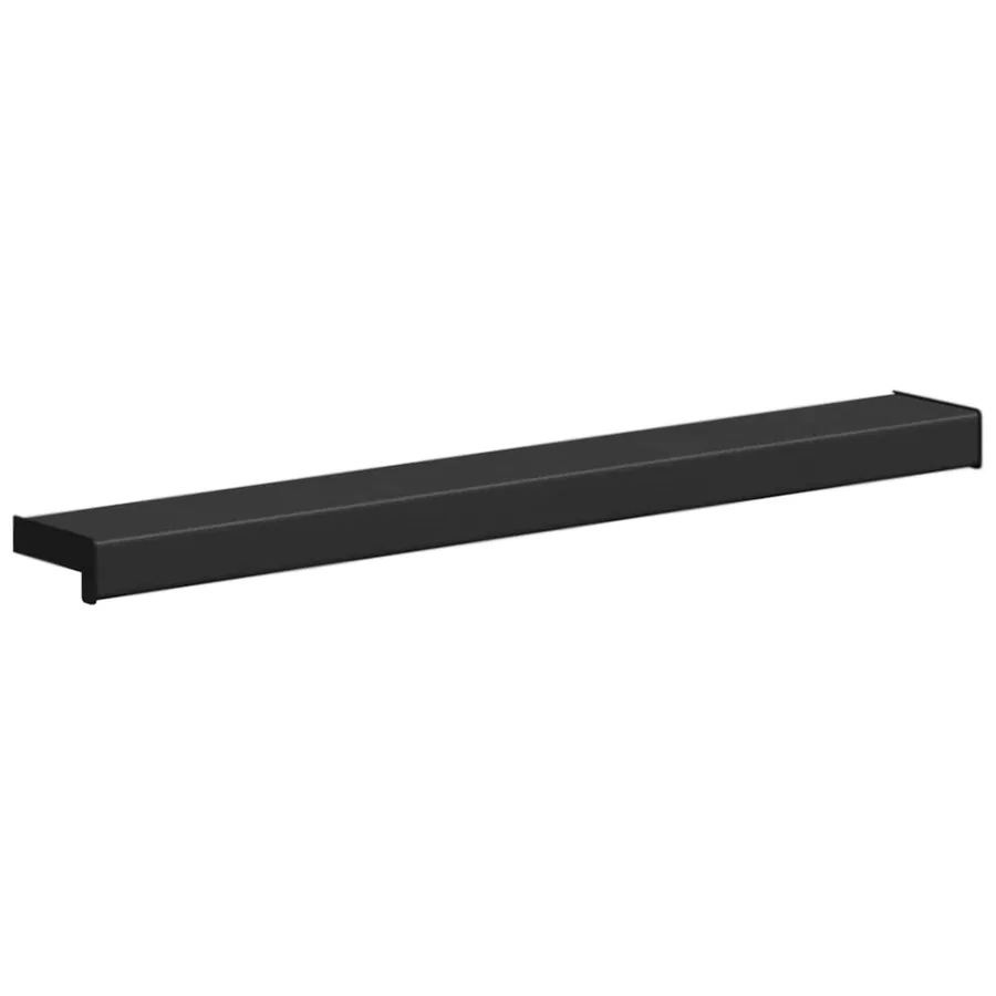 Appui de fenêtre Noir avec grain de bois 80 x 10 x 4,5 cm PVC - 3