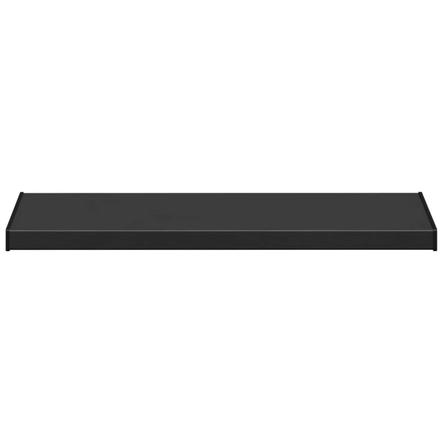 Appui de fenêtre Noir avec grain de bois 80 x 45 x 4,5 cm PVC - 5