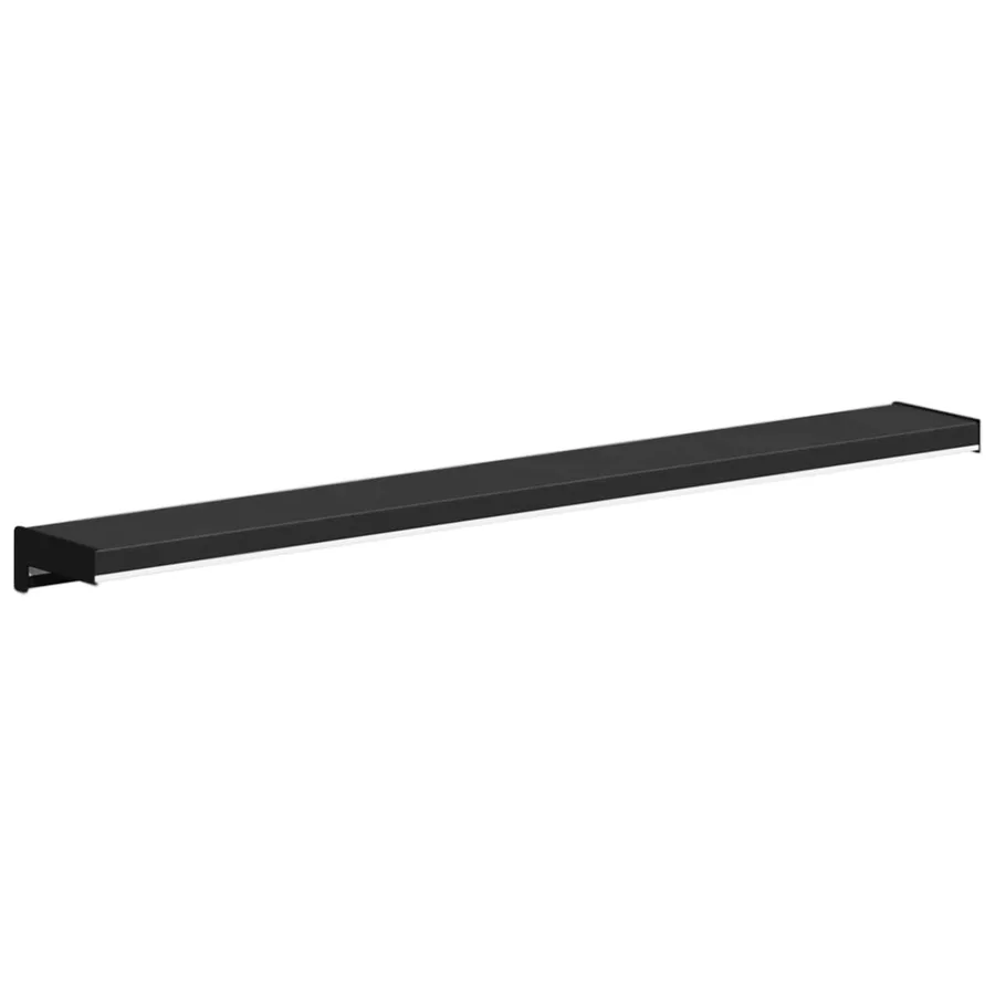 Appui de fenêtre Noir avec grain de bois 100 x 15 x 4,5 cm PVC - 7