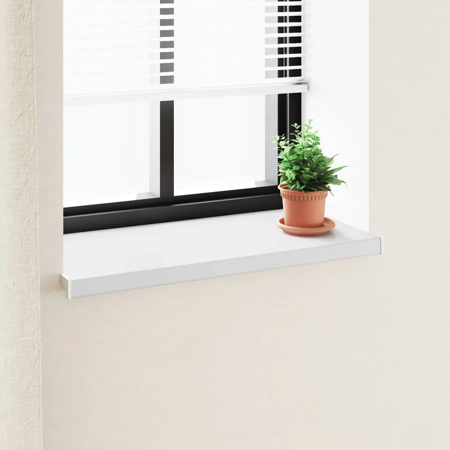 Appui de fenêtre Blanc 80 x 45 x 4,5 cm PVC