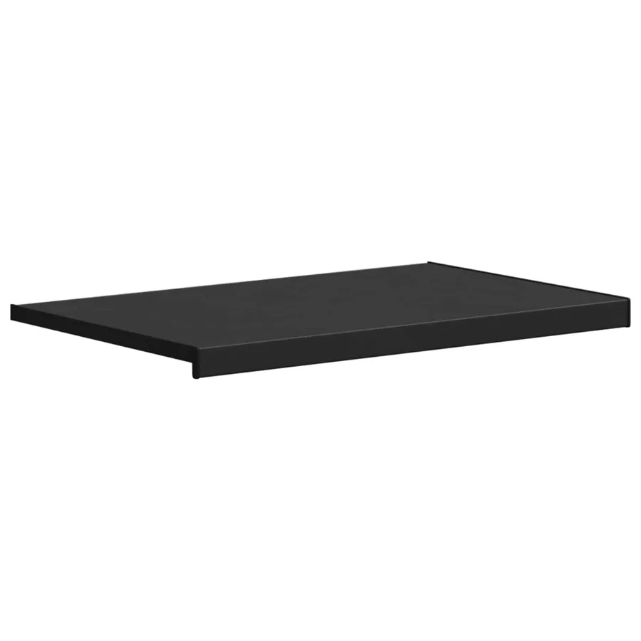 Appui de fenêtre Noir avec grain de bois 60 x 50 x 4,5 cm PVC - 3