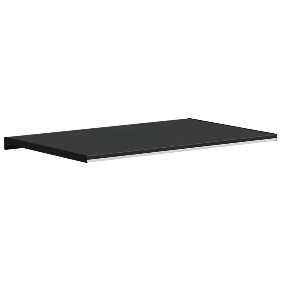 Appui de fenêtre Noir avec grain de bois 60 x 50 x 4,5 cm PVC - 7