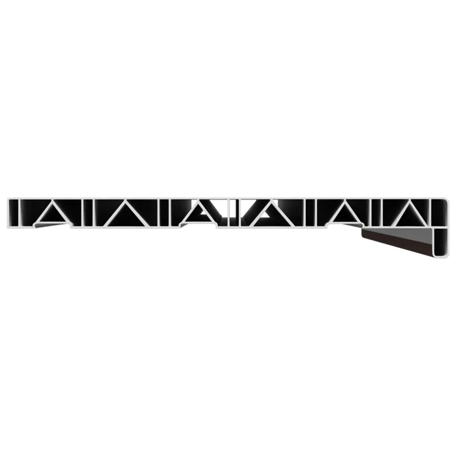 Appui de fenêtre Bois marron 100 x 30 x 4,5 cm PVC - 4