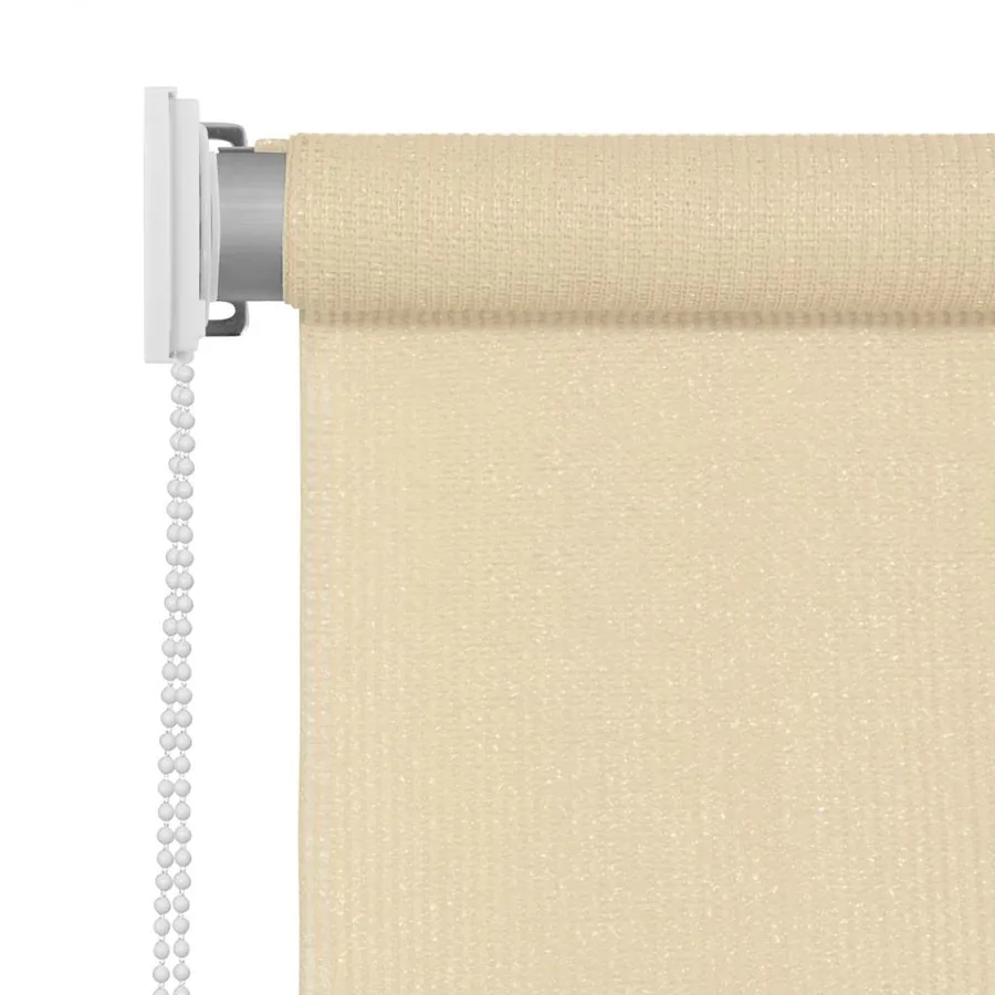 Store roulant d'extérieur 165 (l) x 140 (H) cm crème - 3