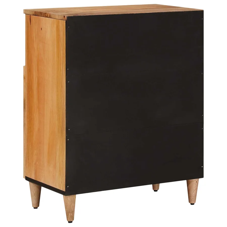 Buffet Naturel 60 x 33,5 x 75 cm Bois de mangue massif - 5