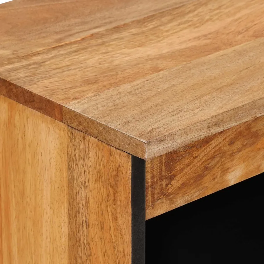 Buffet Naturel 60 x 33,5 x 75 cm Bois de mangue massif - 6