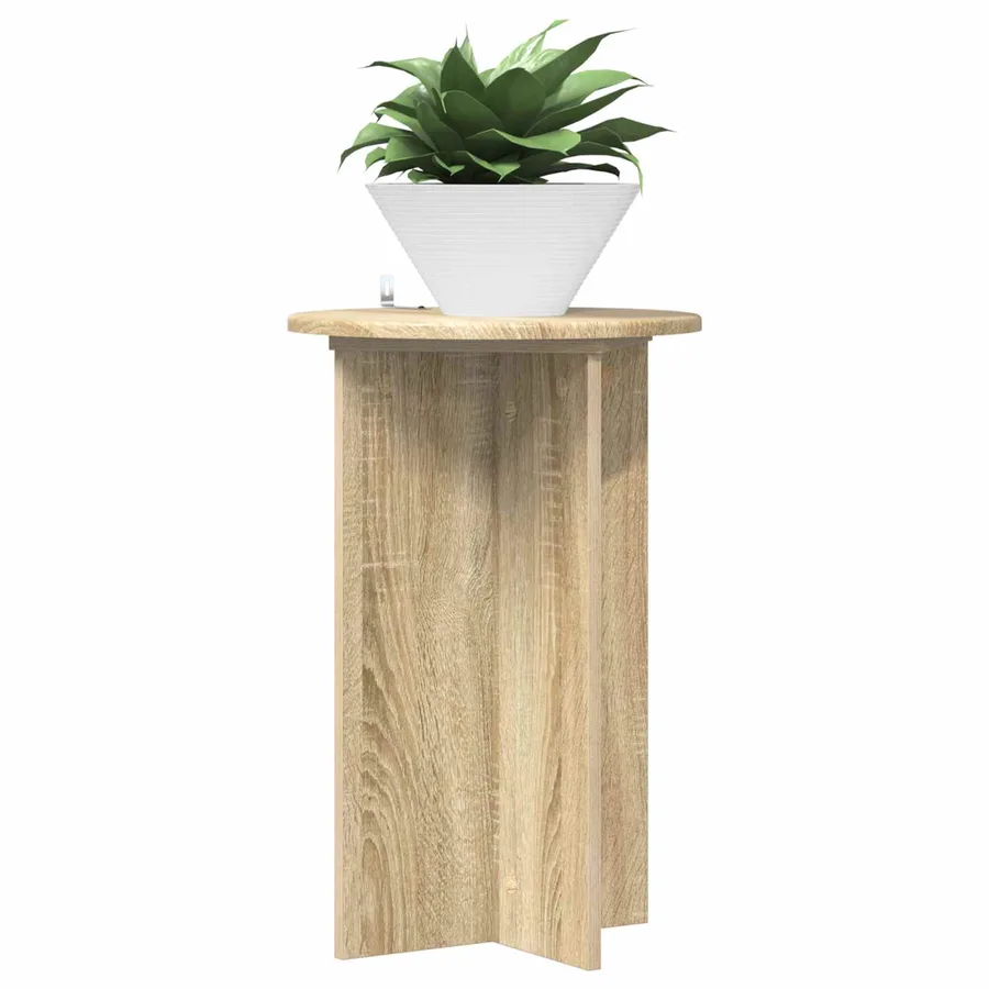 Support de Plante 2 pcs Chêne Sonoma Ø40 x 60 cm - 3