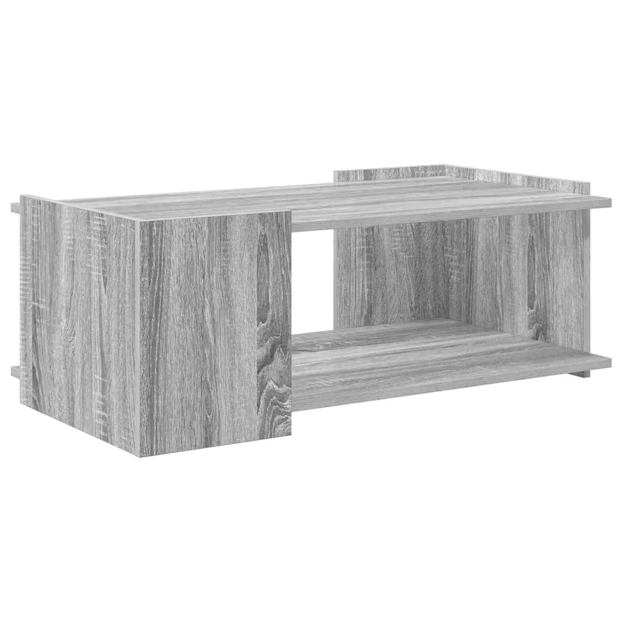 Table basse Sonoma gris 90 x 50 x 33 cm Bois d'ingénierie - 2