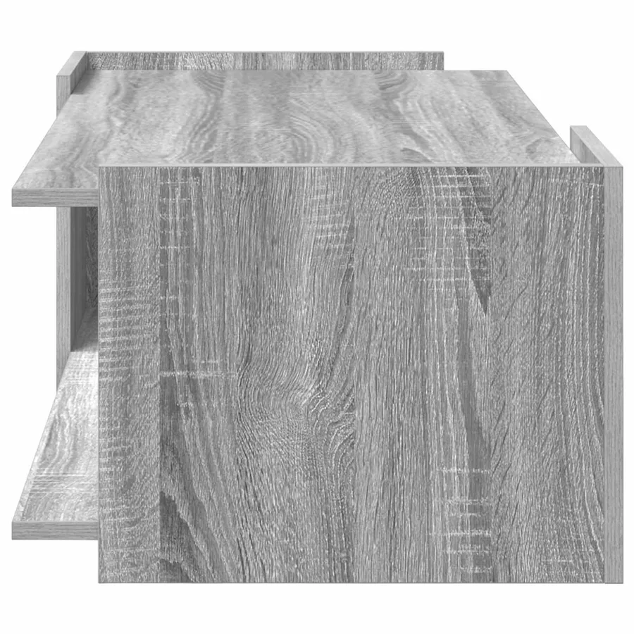 Table basse Sonoma gris 90 x 50 x 33 cm Bois d'ingénierie - 6