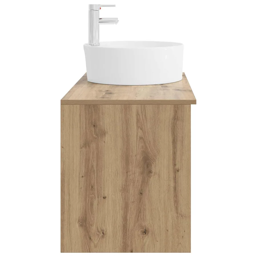 Ensemble de mobilier de salle de bain 2 pc Chêne artisanal - 5