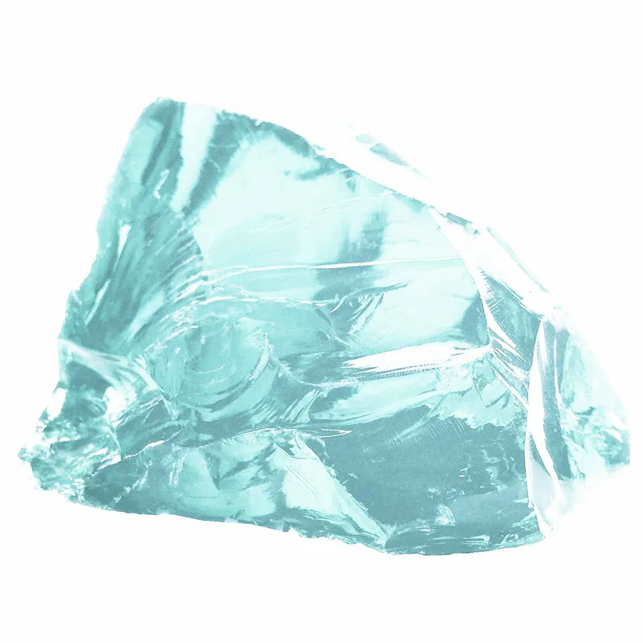 Pierres de Jardin Turquoise 12 cm Verre - 6