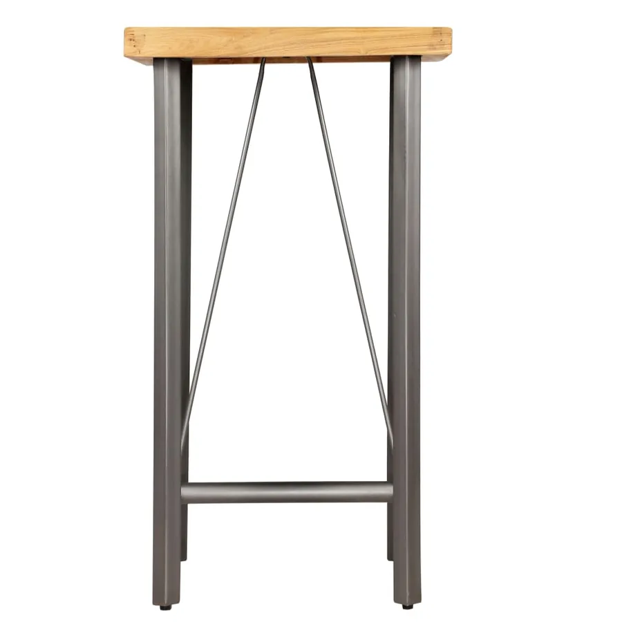 Ensemble de bar 3 pcs Teck recyclé massif - 3