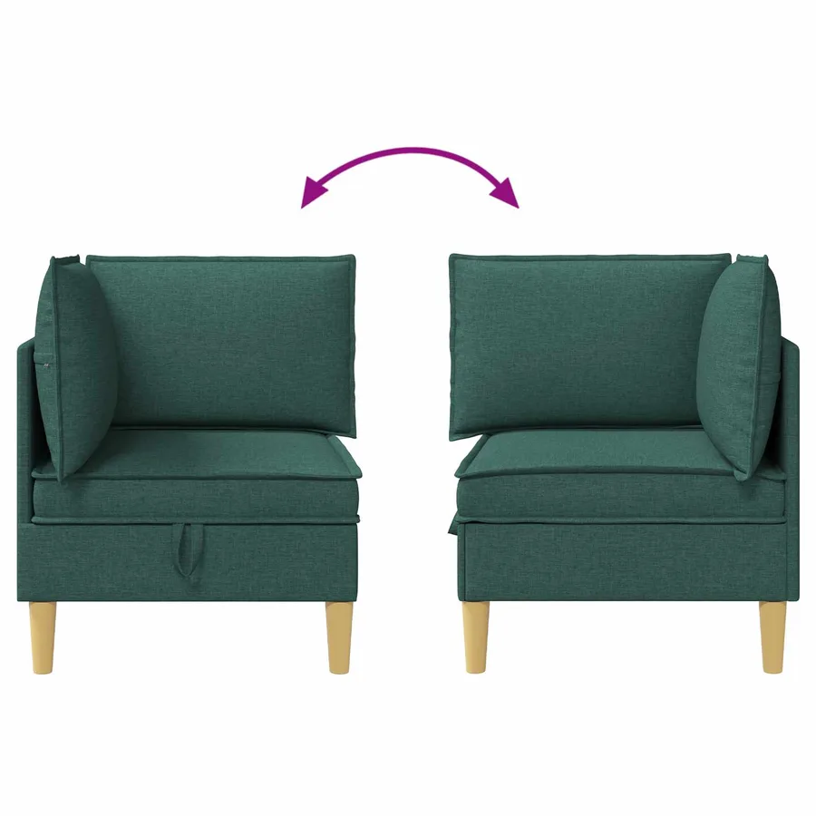 Sofa avec rangement Tissu - 10