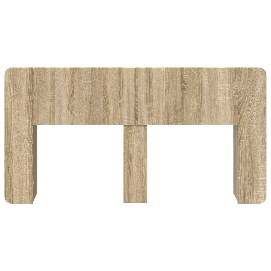 Cabinet de Tête de Lit Chêne Sonoma Bois d'ingénierie - 5