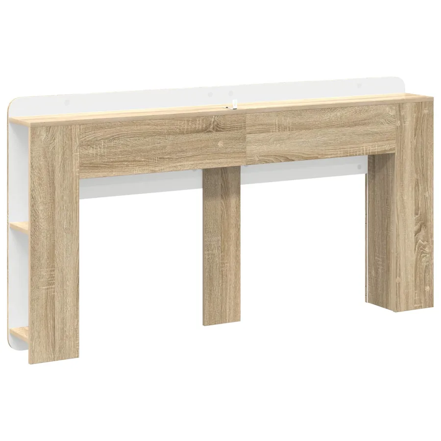 Cabinet de Tête de Lit Chêne Sonoma Bois d'ingénierie - 7
