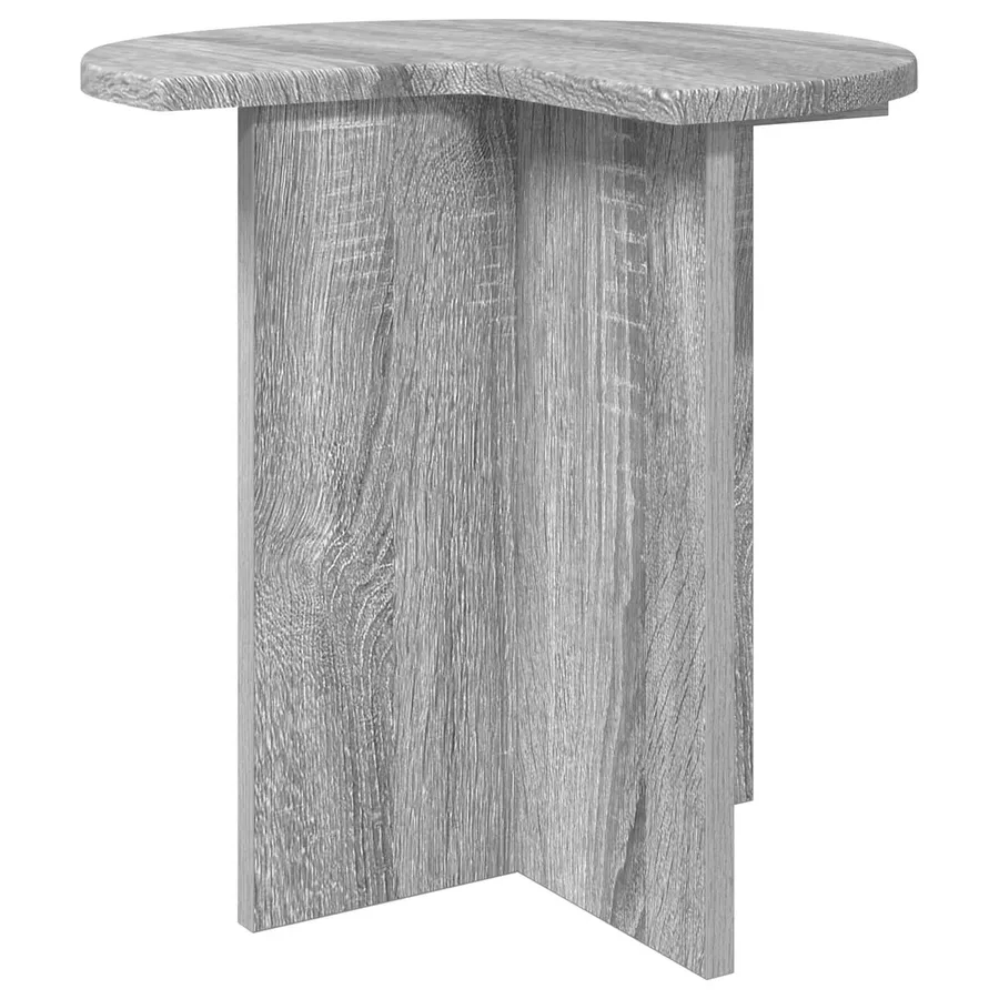 Table d'appoint Sonoma gris Ø 39 x 38 cm Bois d'ingénierie - 2