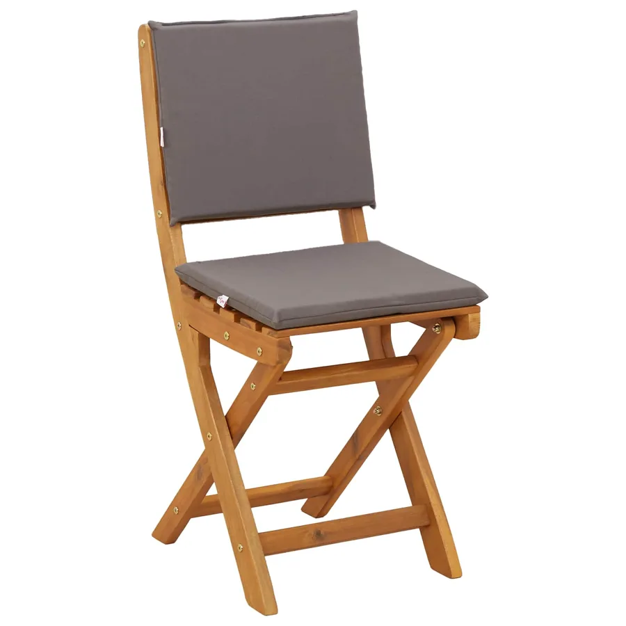Chaises de bistrot d'extérieur 2 pcs Gris foncé - 4