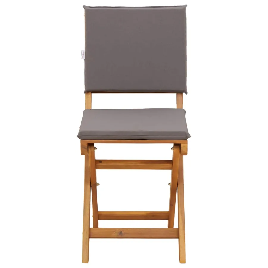 Chaises de bistrot d'extérieur 2 pcs Gris foncé - 6