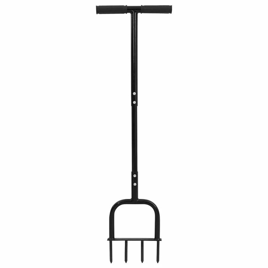 Outil aérateur de pelouse Noir 95 x 27 cm Plastique - 2