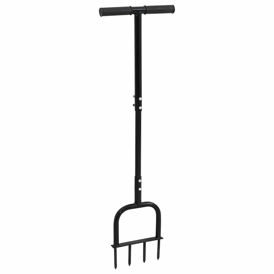 Outil aérateur de pelouse Noir 95 x 27 cm Plastique - 4