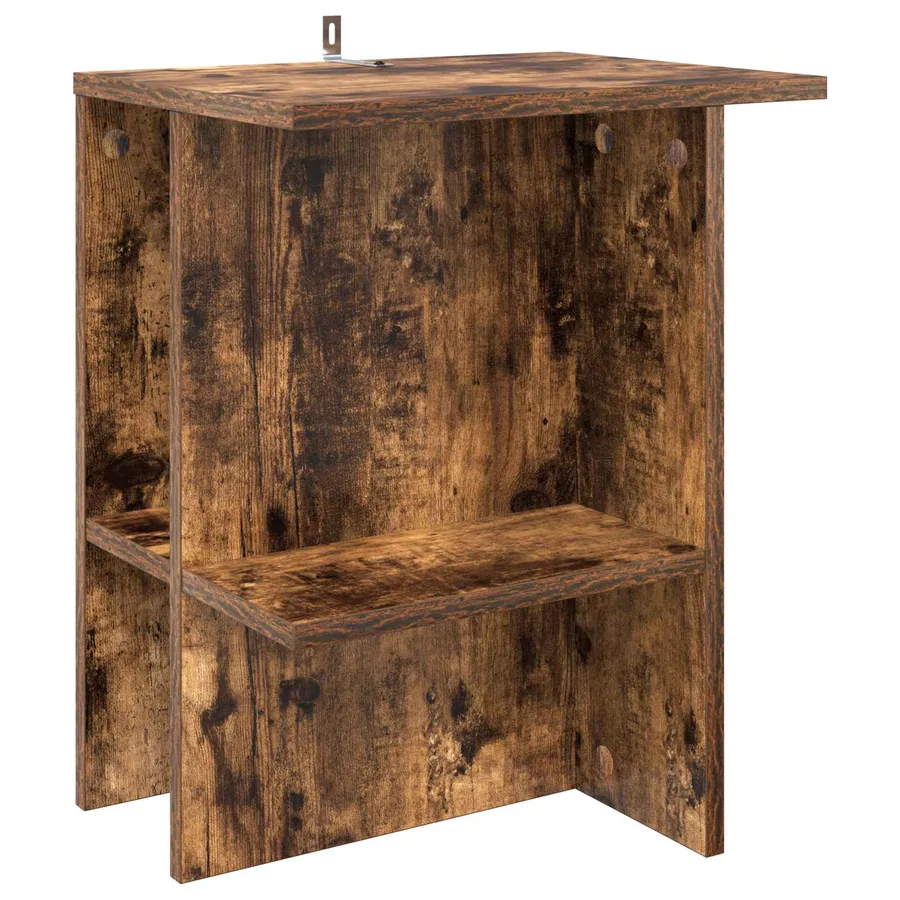 Table basse 2 pcs Chêne fumé 40 x 30 x 49 cm Bois d'ingénierie - 5