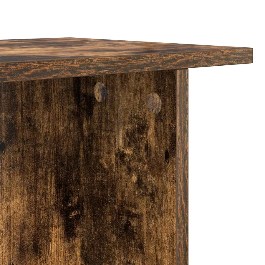 Table basse 2 pcs Chêne fumé 40 x 30 x 49 cm Bois d'ingénierie - 9