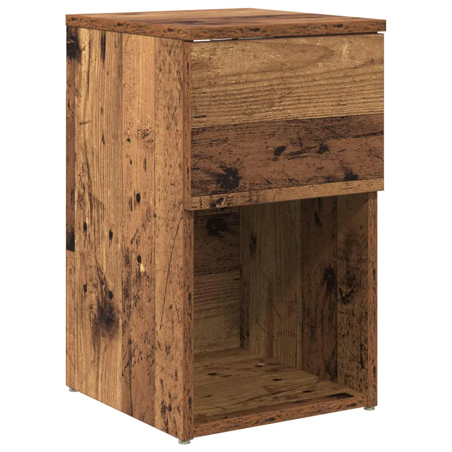 Armoire de lit Bois ancien 29 x 31,5 x 49 cm Bois d'ingénierie - 2