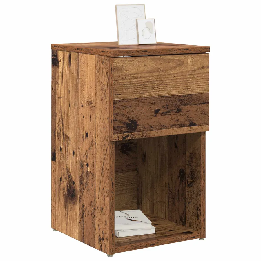 Armoire de lit Bois ancien 29 x 31,5 x 49 cm Bois d'ingénierie - 3