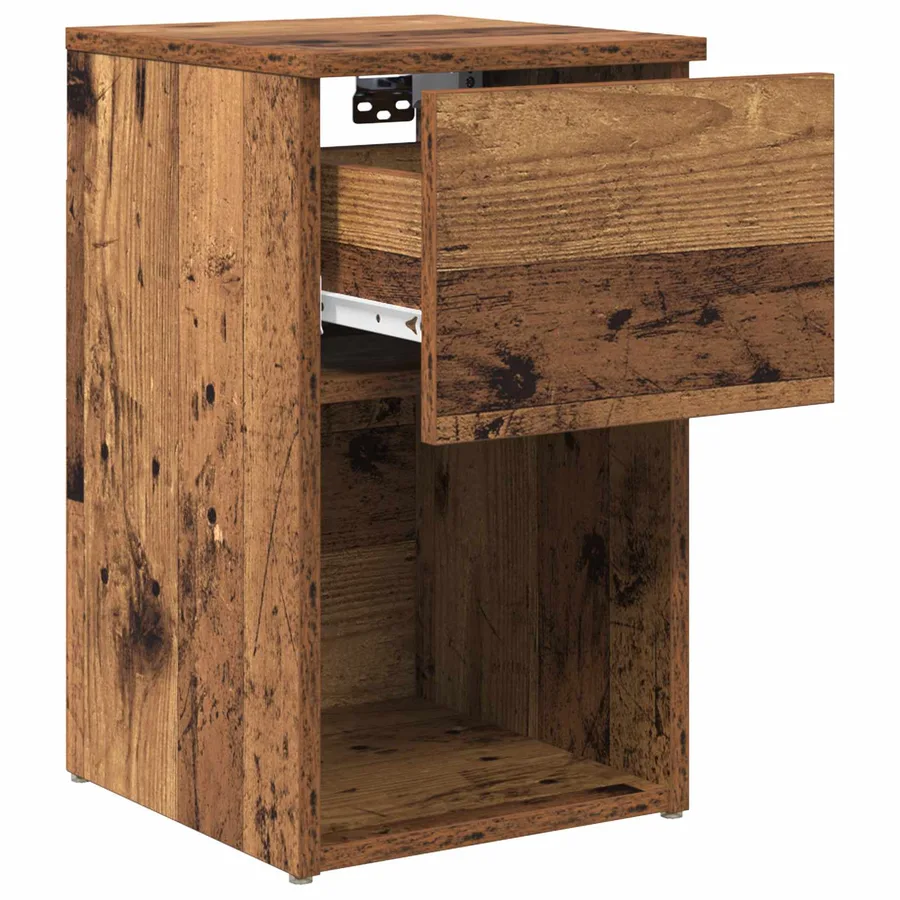 Armoire de lit Bois ancien 29 x 31,5 x 49 cm Bois d'ingénierie - 5