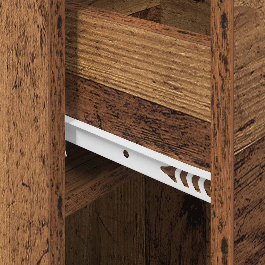 Armoire de lit Bois ancien 29 x 31,5 x 49 cm Bois d'ingénierie - 8