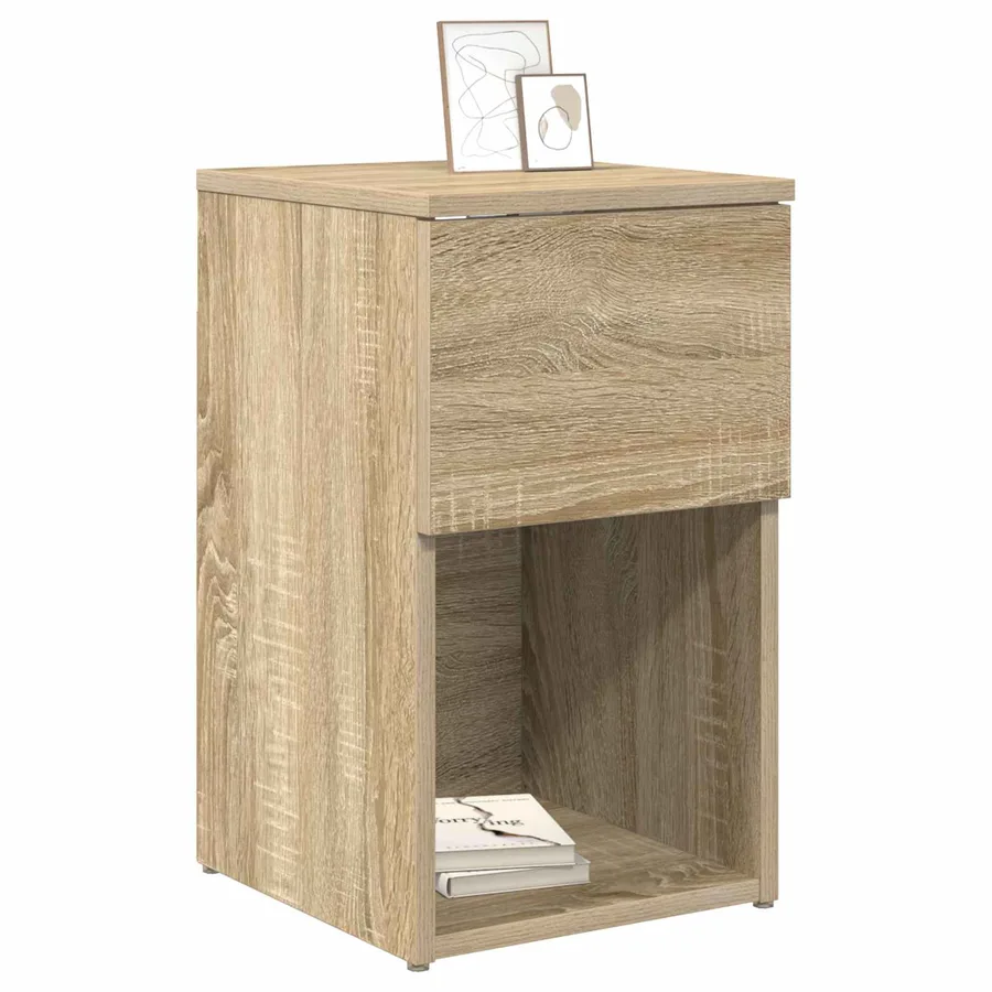Armoire de lit 2 pcs Chêne Sonoma 29 x 31,5 x 49 cm - 3