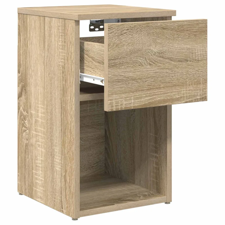 Armoire de lit 2 pcs Chêne Sonoma 29 x 31,5 x 49 cm - 6