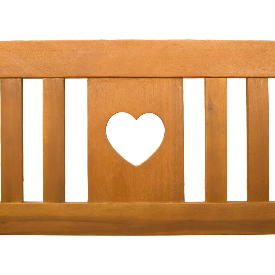 Banc à bascule de jardin Naturel 110 x 59 x 97 cm - 7
