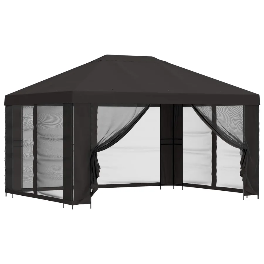 Abri de jardin avec parois 4 × 3 m Anthracite - 2