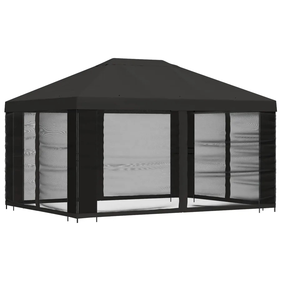 Abri de jardin avec parois 4 × 3 m Anthracite - 3