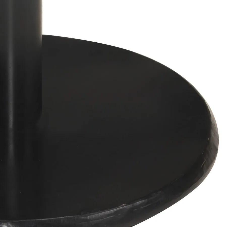 Tabourets de bar lot de 2 marron cuir véritable - 6