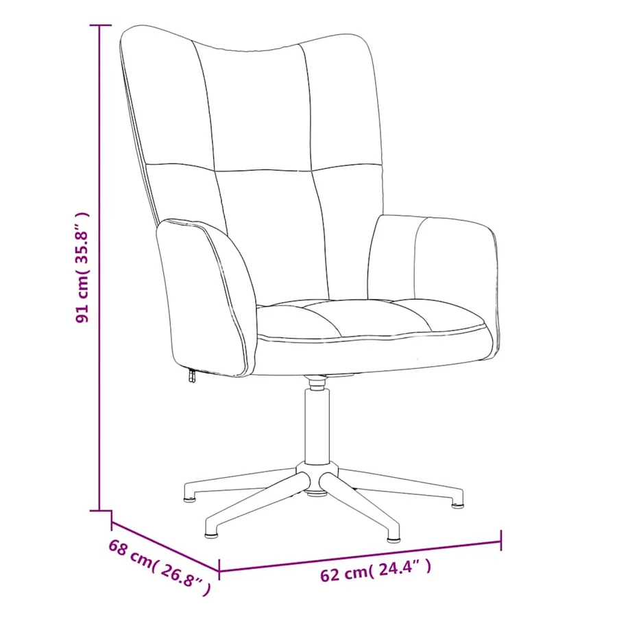 Chaise de relaxation avec tabouret Gris clair Velours - 11