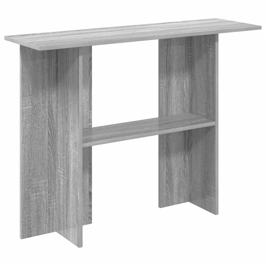 Table console Sonoma gris 100 x 30 x 75 cm Bois d'ingénierie - 2