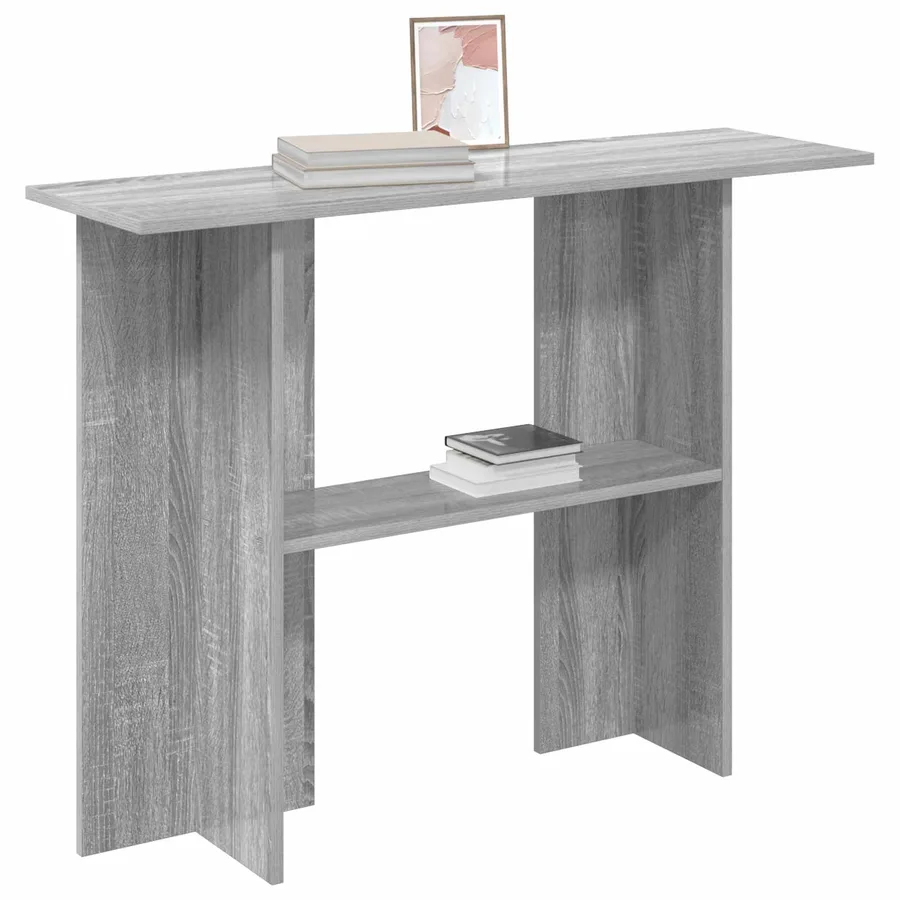 Table console Sonoma gris 100 x 30 x 75 cm Bois d'ingénierie - 3