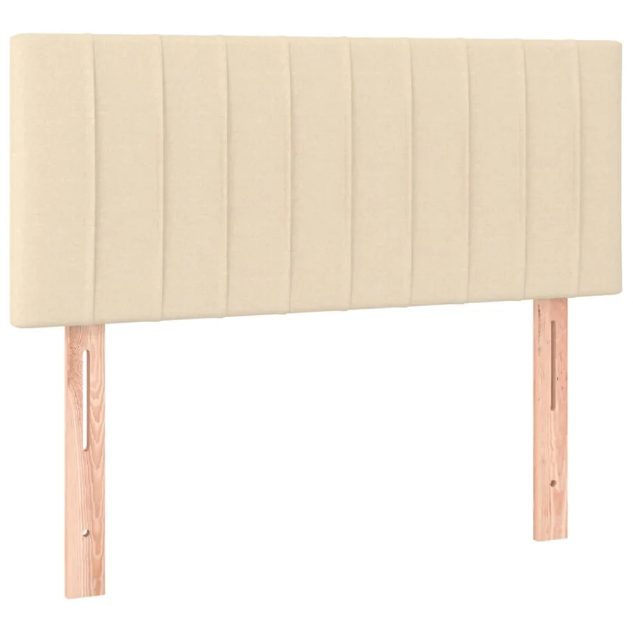 Tête de lit Crème 80x5x78/88 cm Tissu - 2