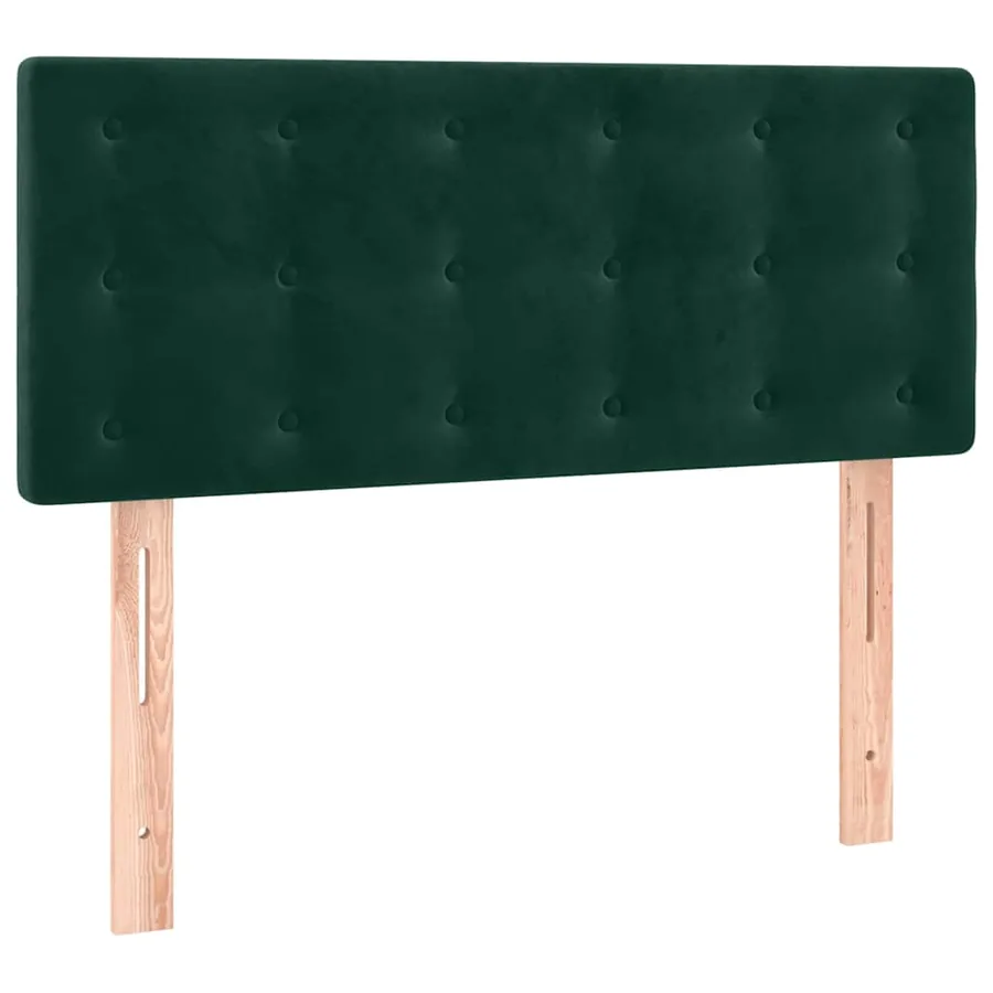 Tête de lit Vert foncé 90x5x78/88 cm Velours - 2